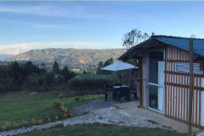 Cabaña con vista hermosa